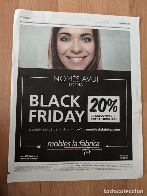 Paper Collecting Others: ANUNCIO PERI&Oacute;DICO BLACK FRIDAY