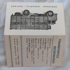 Otros Artículos de Coleccionismo en Papel: TABLA DE PRECIOS DE TRANSPORTES EXTREMEÑOS 1972