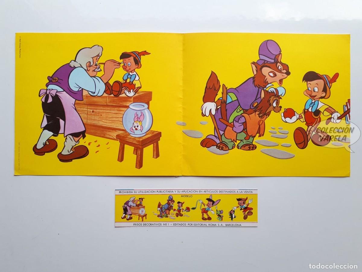 Otros Art&iacute;culos de Coleccionismo en Papel: Friso decorativo n&ordm; 1 Pinocho - Walt Disney - Ed. Roma