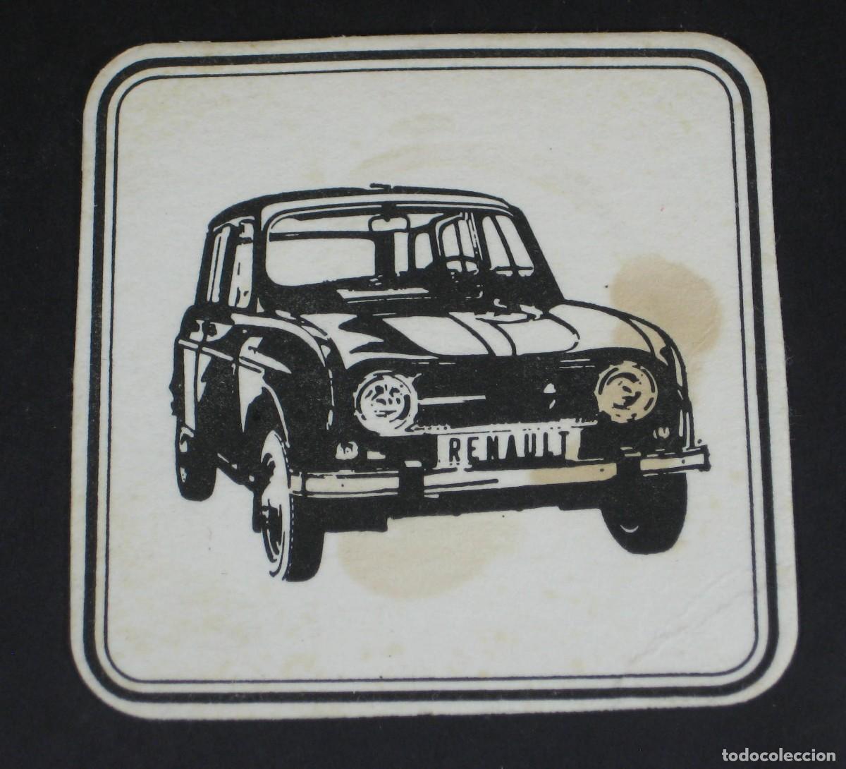 Otros art&iacute;culos de coleccionismo en papel: POSAVASOS RENAULT 4L ,VER FOTOS