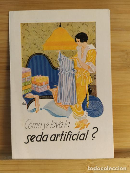 Otros Art&iacute;culos de Coleccionismo en Papel: HENKEL-PERSIL-COMO SE LAVA LA SEDA ARTIFICIAL-PUBLICIDAD ANTIGUA-VER FOTOS-(K-10.882)