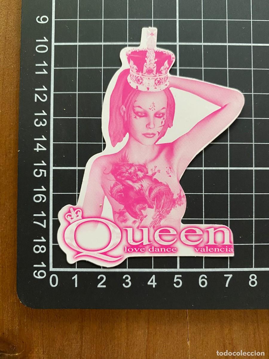 Paper Collecting Others: FLYER TROQUELADO DISCOTECA QUEEN LOVE DANCE VALENCIA TECHNO HOUSE