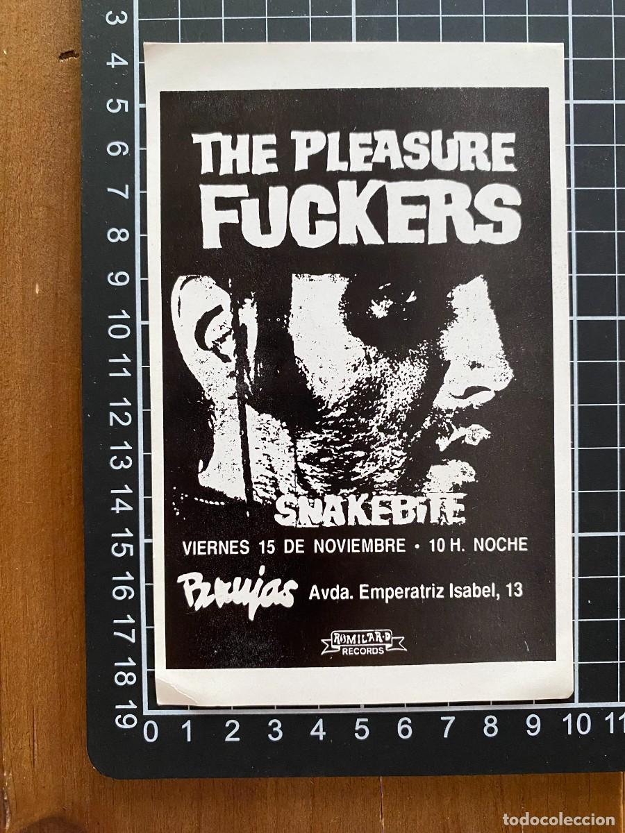 Collectionnisme Papier divers: POSTAL CONCIERTO PLEASURE FUCKERS SAL BRUJAS MADRID SNAKEBITE ROMILAR D KIKE TURMIX