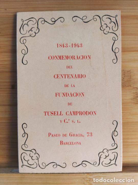 Otros Art&iacute;culos de Coleccionismo en Papel: BARCELONA-CONMEMORACION DEL CENTENARIO FUNDACION TUSELL CAMPRODON-VER FOTOS-(K-10.933)