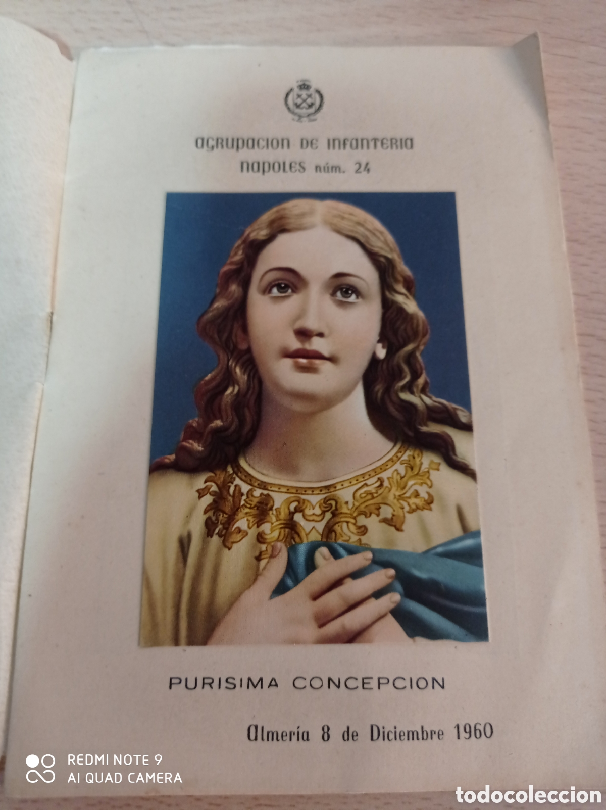 Outros artigos de papel: MILITAR ACTOS PURIMA CONCEPCI&Oacute;N.AGRUPACION N&Aacute;POLES ALMER&Iacute;A A&Ntilde;O 1960