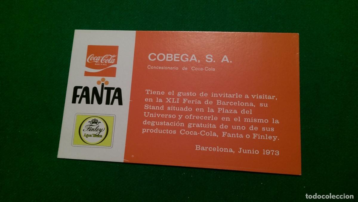 Otros Art&iacute;culos de Coleccionismo en Papel: ANTIGUA INVITACI&Oacute;N COBEGA A&Ntilde;O 1973