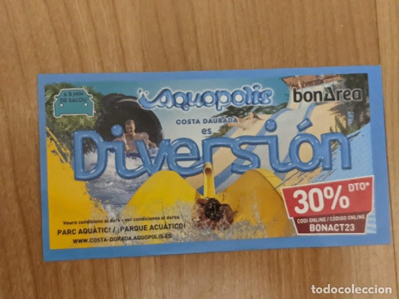 Sammelleidenschaft Andere Papierartikel: VALE DESCUENTO AQUAPOLIS-