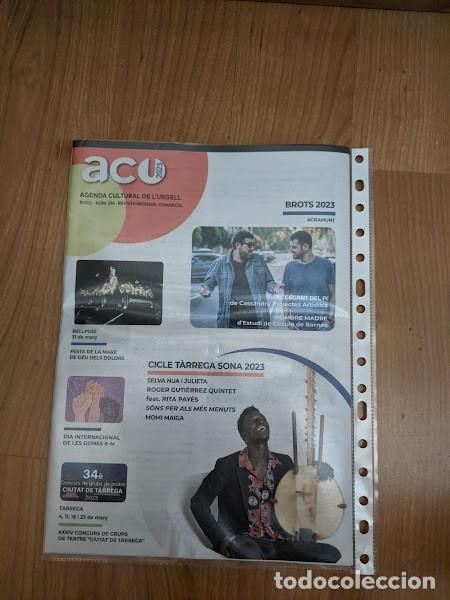 Sammelleidenschaft Andere Papierartikel: AGENDA CULTURAL DE L'URGELL N&ordm; 294 MARZO 2023-
