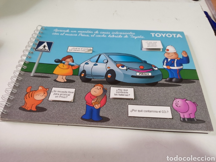 Otros Art&iacute;culos de Coleccionismo en Papel: Cuaderno escolar Toyota Prius