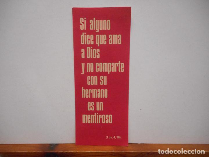 Collectionnisme Papier divers: AMAR ES COMPARTIR. D&Iacute;A DE LA CARIDAD 1982. CEPS. CIRCULADO. MARCAP&Aacute;GINAS.