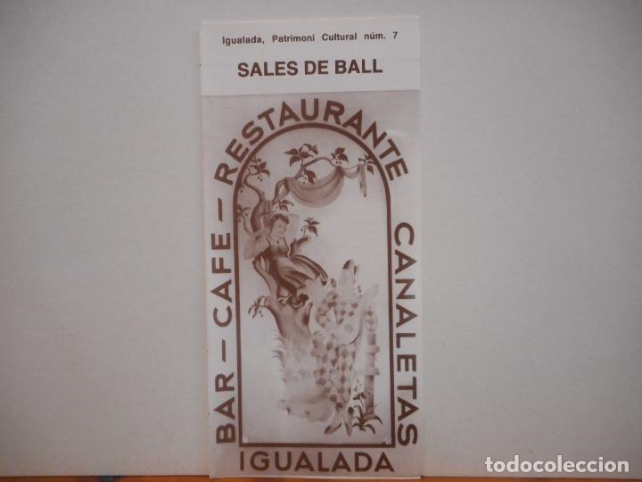Collectionnisme Papier divers: SALES DE BALL. IGUALADA, PATRIMONI CULTURAL N&Uacute;M 7. AJUNTAMENT D'IGUALADA.