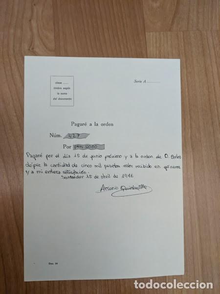 Sammelleidenschaft Andere Papierartikel: CARTA PAGAR&Eacute; PROCEDENTE ESTUDIOS ESCOLARES CONTABILIDAD A&Ntilde;OS 70
