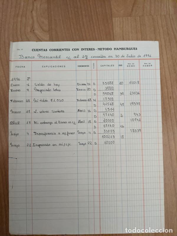 Sammelleidenschaft Andere Papierartikel: CTAS.CTES. M&Eacute;TODO HAMBURGU&Eacute;S PROCEDENTE ESTUDIOS ESCOLARES CONTABILIDAD A&Ntilde;OS 70