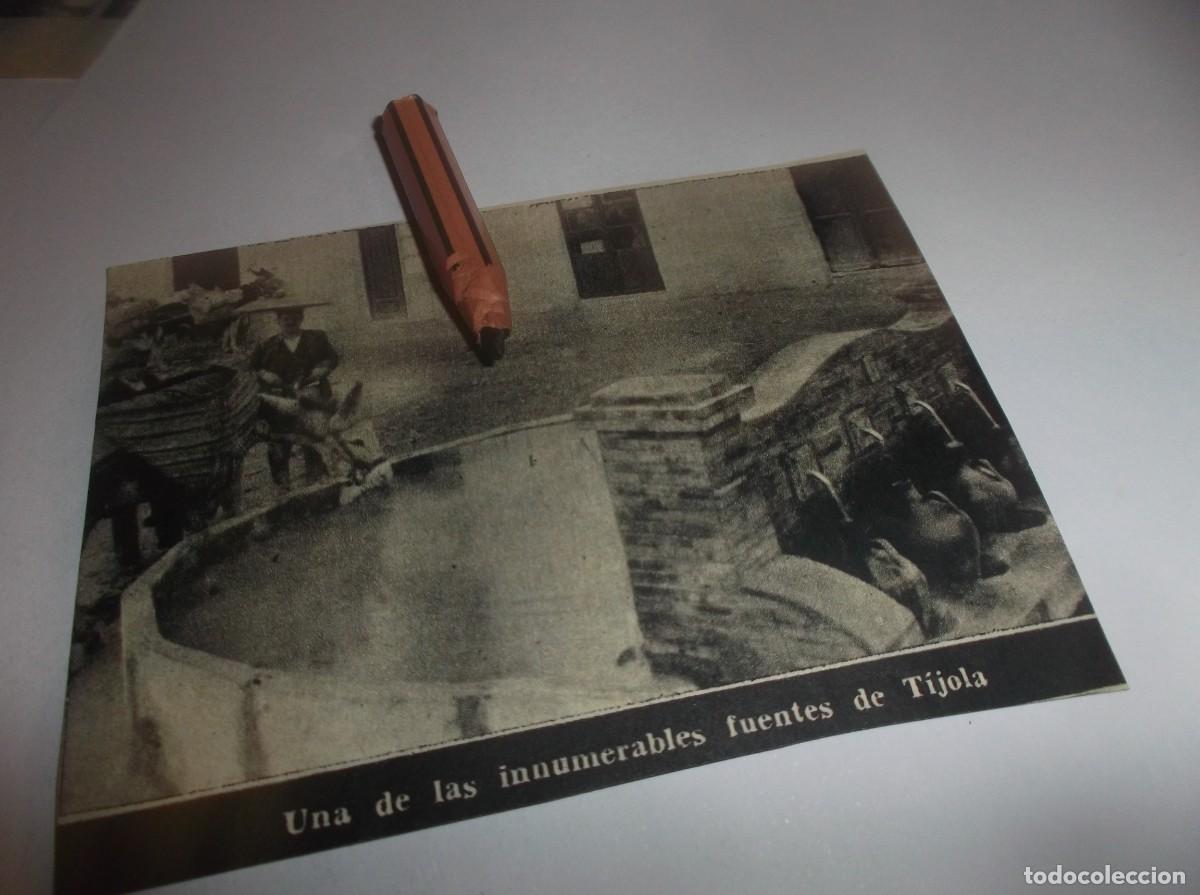 Otros Art&iacute;culos de Coleccionismo en Papel: RECORTE A&Ntilde;O 1957.-T&Iacute;JOLA(ALMER&Iacute;A)AGRICULTOR CON BURRO EN UNAS DE LA FUENTES DE T&Iacute;JOLA