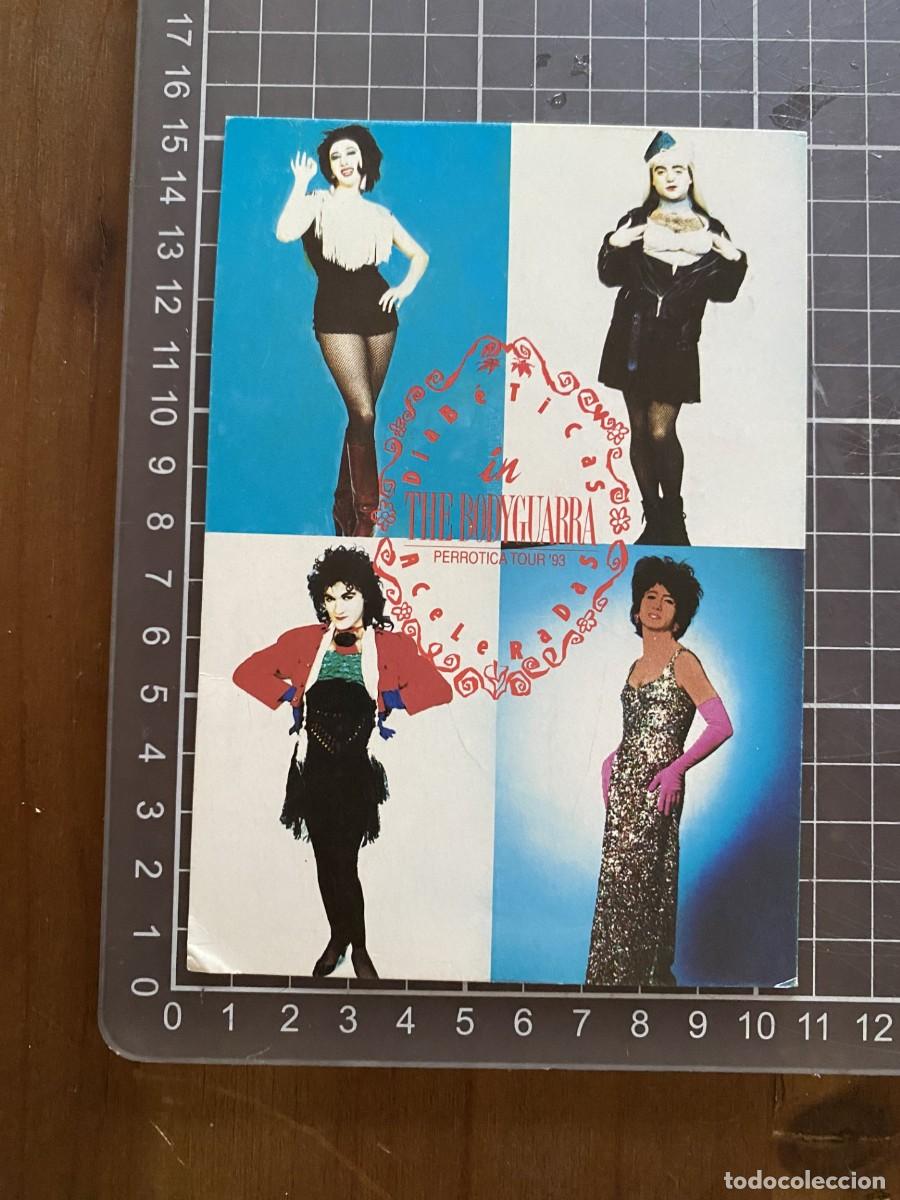 Otros Art&iacute;culos de Coleccionismo en Papel: FLYER ENTRADA DISCOTECA SALA MOROCCO MADRID DIABETICAS ACELERADAS POSTAL PROMO PERROTICA TOUR 93