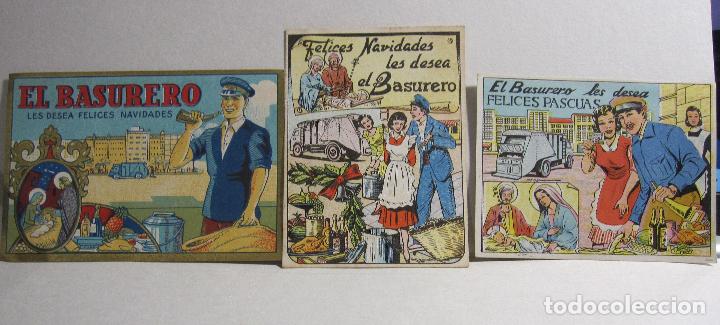 Outros artigos de papel: 3 FELICITACIONES BASURERO