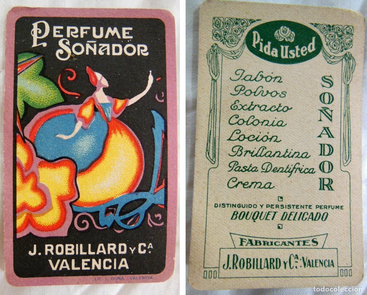 Outros artigos de papel: PERFUME SO&Ntilde;ADOR. Publicidad de los productos Robillard. Valencia