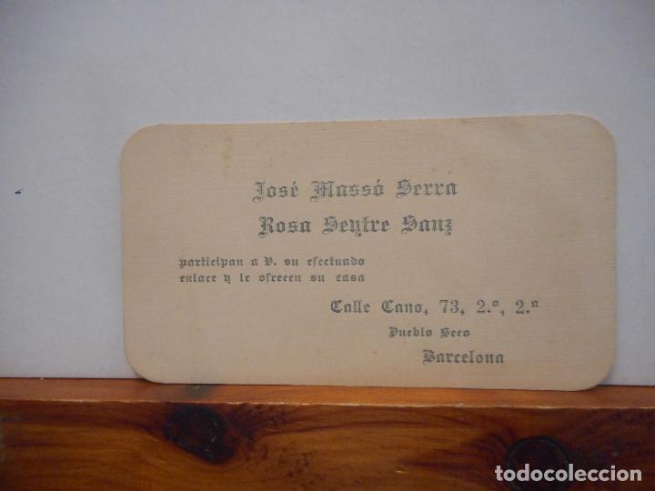 Collectionnisme Papier divers: BONITA TARJETA. PARTICIPACI&Oacute;N .