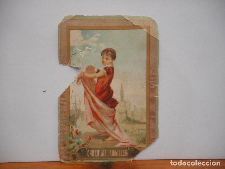 Collectionnisme Papier divers: CHOCOLATE-AMATLLER. MEDIDAS 8*11 CM. BONITA POSTAL