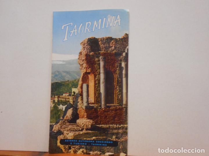 Collectionnisme Papier divers: TAORMINA. ASSESSORATO TURISMO E. SPETTACOLO DELLA REGIONE SICILIANA - PALERMO.