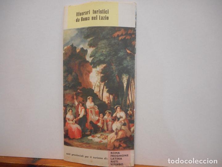 Collectionnisme Papier divers: ITINERARI TURISTICI DA ROMA NEL LAZIO.