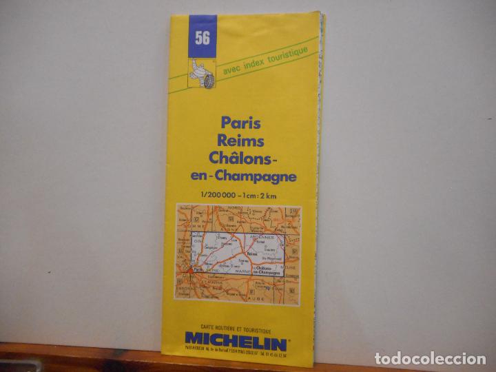 Collectionnisme Papier divers: PARIS REIMS CH&Acirc;LONS-EN-CHAMPAGNE. MICHELIN. INDEX TOURISTIQUE 1998