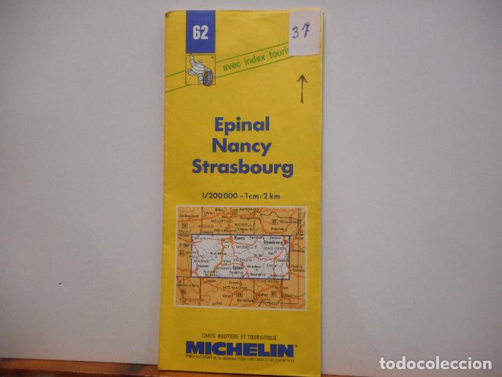 Collectionnisme Papier divers: EPINAL NANCY STRASBOURG. MICHELIN. INDEX TOURISTIQUE. 1992