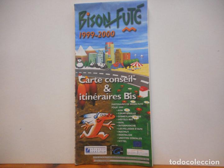 Collectionnisme Papier divers: BISON FUT&Eacute; 1999-2000. CARTE CONSEIL & ITIN&Eacute;RAIRES BIS.