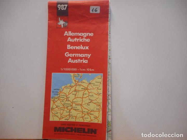 Outros artigos de papel: ALLEMAGNE-AUSTRIA. CARTE ROUTI&Egrave;RE ET TOURISTIQUE MICHELIN