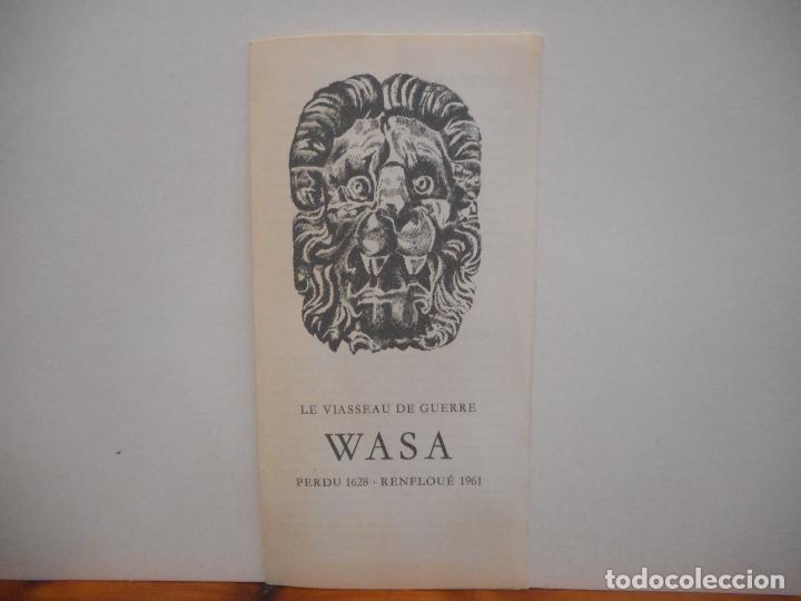 Collectionnisme Papier divers: LE VIASSEAU DE GUERRE WASA. PERDU 1628 RENGLOU&Eacute; 1961
