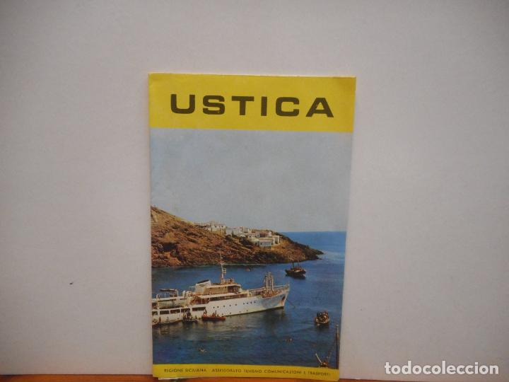 Collectionnisme Papier divers: USTICA. ENTE PROVINCIALE TURISMO PALERMO.