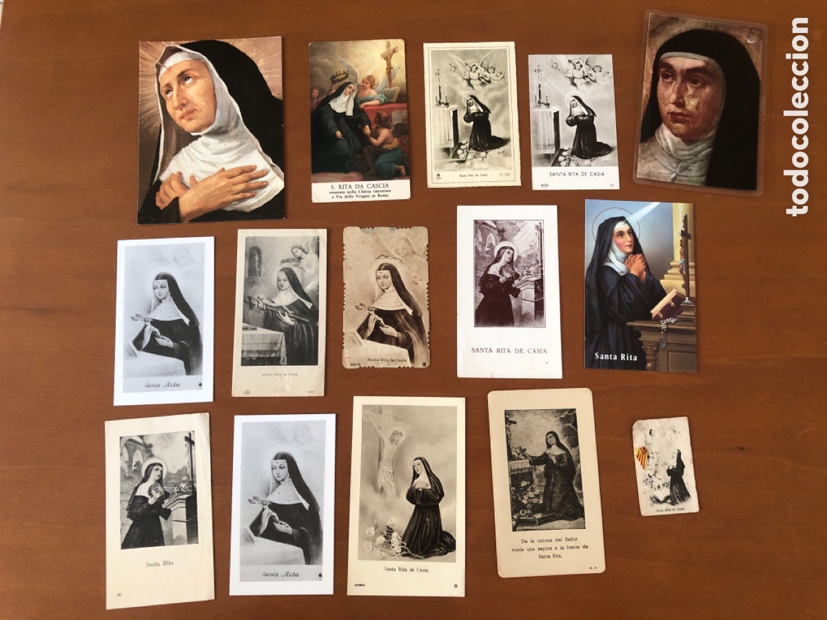 Otros Art&iacute;culos de Coleccionismo en Papel: LOTE DE 15 ESTAMPAS DE SANTA RITA