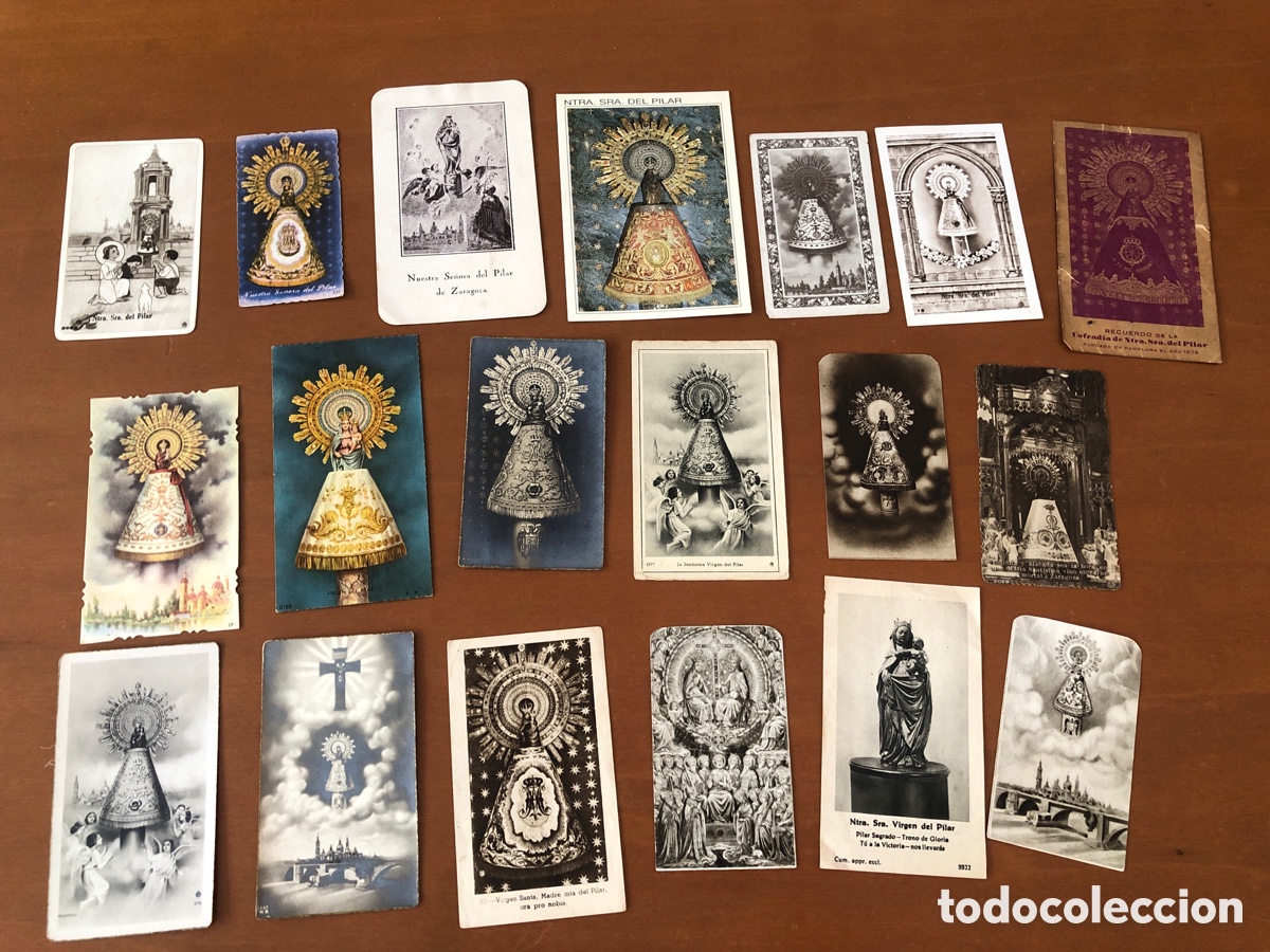 Otros Art&iacute;culos de Coleccionismo en Papel: LOTE 19 ESTAMPAS DE NUESTRA SE&Ntilde;ORA DEL PILAR