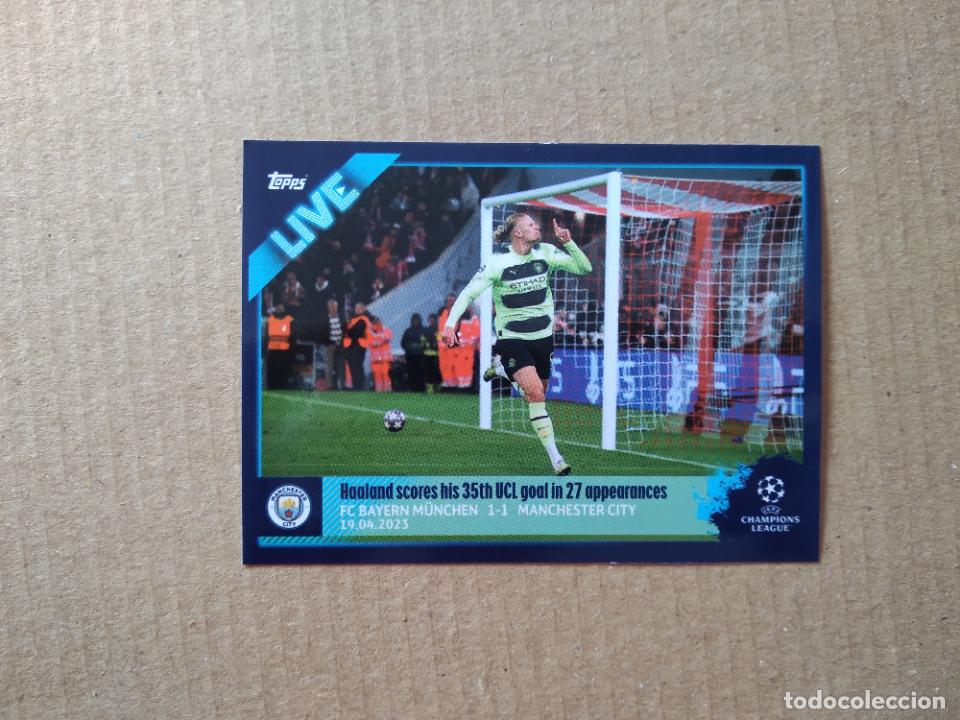 Otros Art&iacute;culos de Coleccionismo en Papel: L77 LIVE SET HAALAND MANCHESTER CITY BAYERN CROMO FUTBOL UEFA CHAMPIONS LEAGUE 2022-2023 TOPPS 22-23