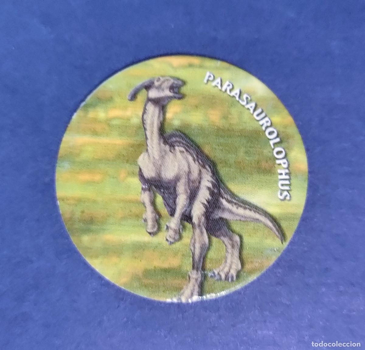Otros Art&iacute;culos de Coleccionismo en Papel: TAZO N&ordm;14 - PARASAUROLOPHUS - COLECCI&Oacute;N JURASSIC PARK III ANTIGUA PROMOCI&Oacute;N PASTELITOS PHOSKITOS