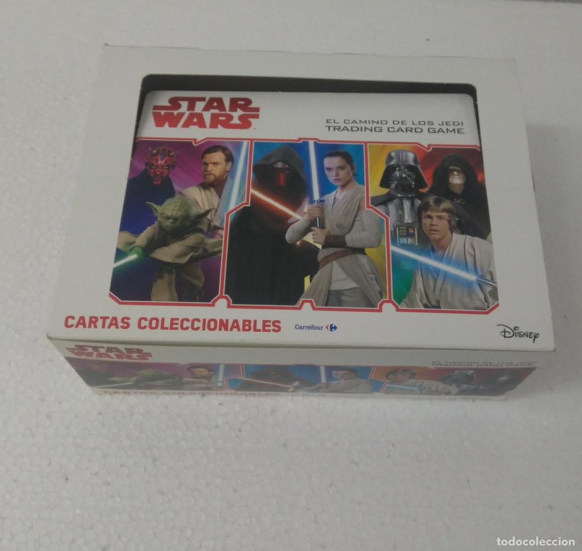 Otros art&iacute;culos de coleccionismo en papel: caja carrefour star wars expositor cartas guerra galaxias despertar fuerza disney trading card game