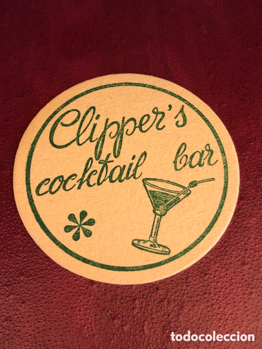 Otros art&iacute;culos de coleccionismo en papel: POSAVASOS PUBLICIDAD CLIPPER&rsquo;S COCKTAIL BAR ( DISCOTECA)