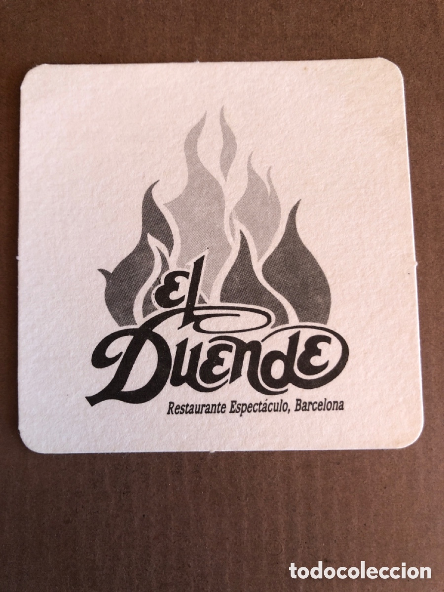 Otros art&iacute;culos de coleccionismo en papel: POSAVASOS PUBLICIDAD EL DUENDE RESTAURANTE ESPECT&Aacute;CULO ( BARCELONA DISCOTECA)