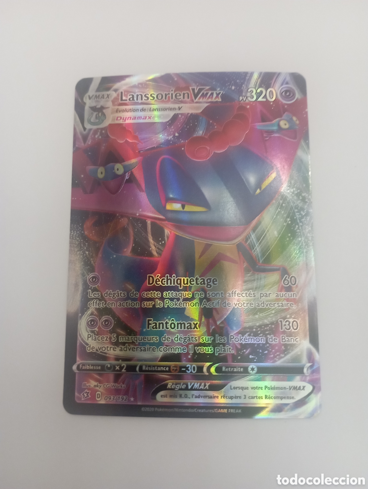 Otros Art&iacute;culos de Coleccionismo en Papel: LANSSORIEN VMAX POKEMON CARD CARTA POKEMON