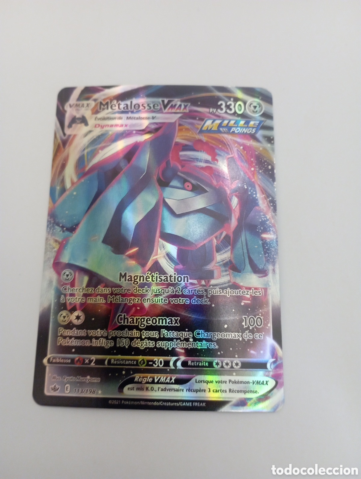 Otros Art&iacute;culos de Coleccionismo en Papel: METALOSSE VMAX POKEMON CARD CARTA POKEMON