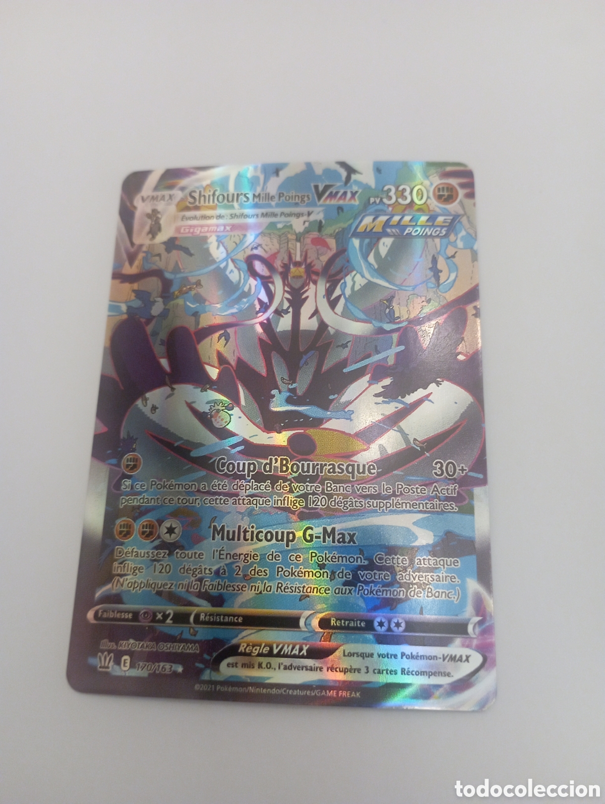 Otros Art&iacute;culos de Coleccionismo en Papel: SHIFOURS MILLE POING VMAX POKEMON CARD CARTA POKEMON