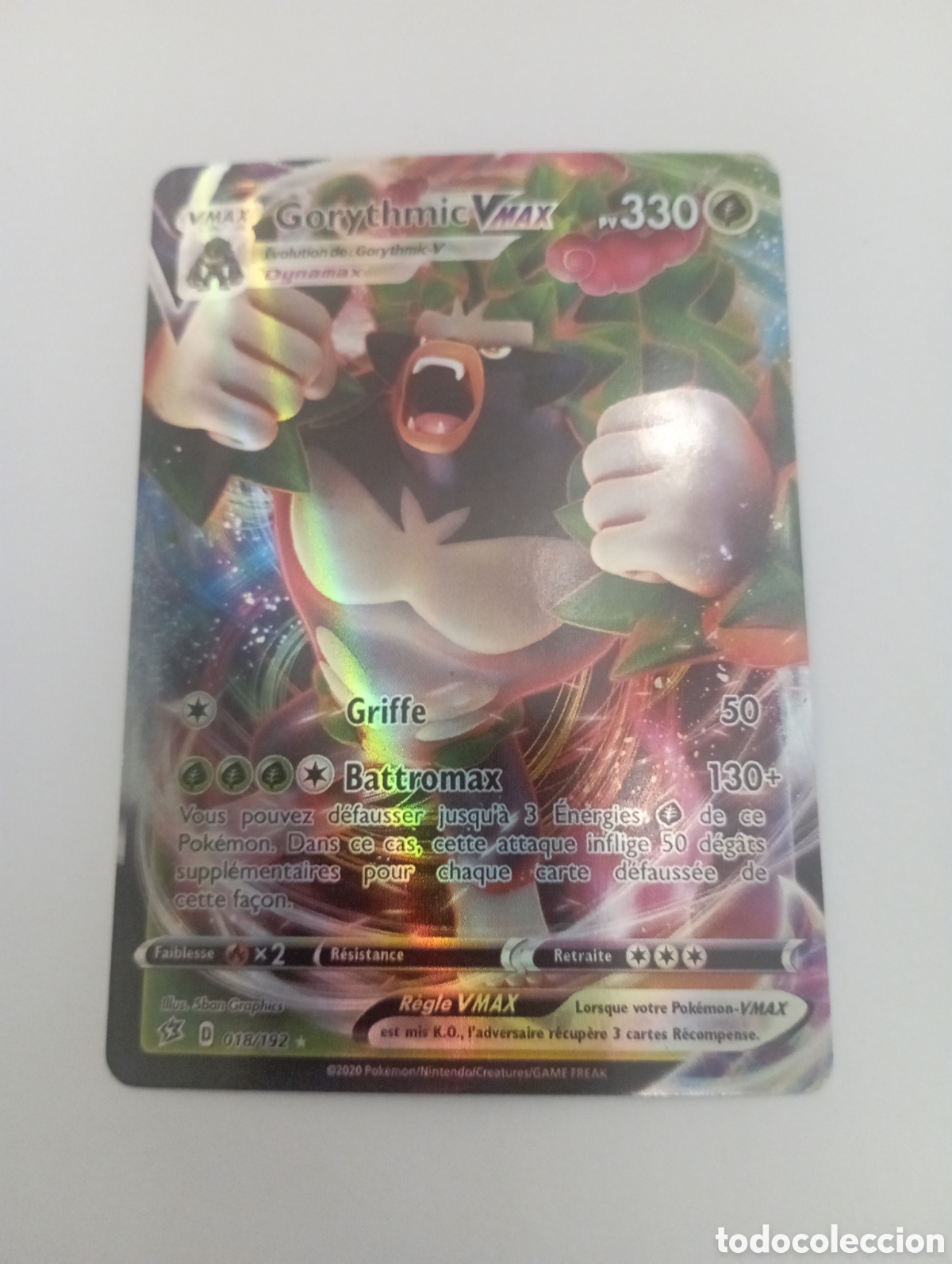 Otros Art&iacute;culos de Coleccionismo en Papel: GORYTHMIC VMAX POKEMON CARD CARTA POKEMON