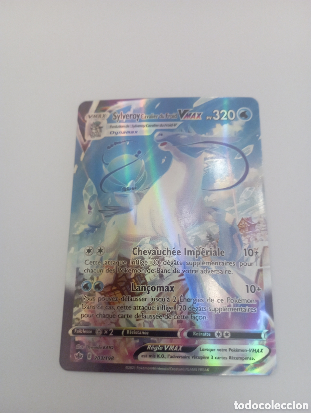 Otros Art&iacute;culos de Coleccionismo en Papel: SYLVEROY CAVALIER DU FROI VMAX POKEMON CARD CARTA POKEMON