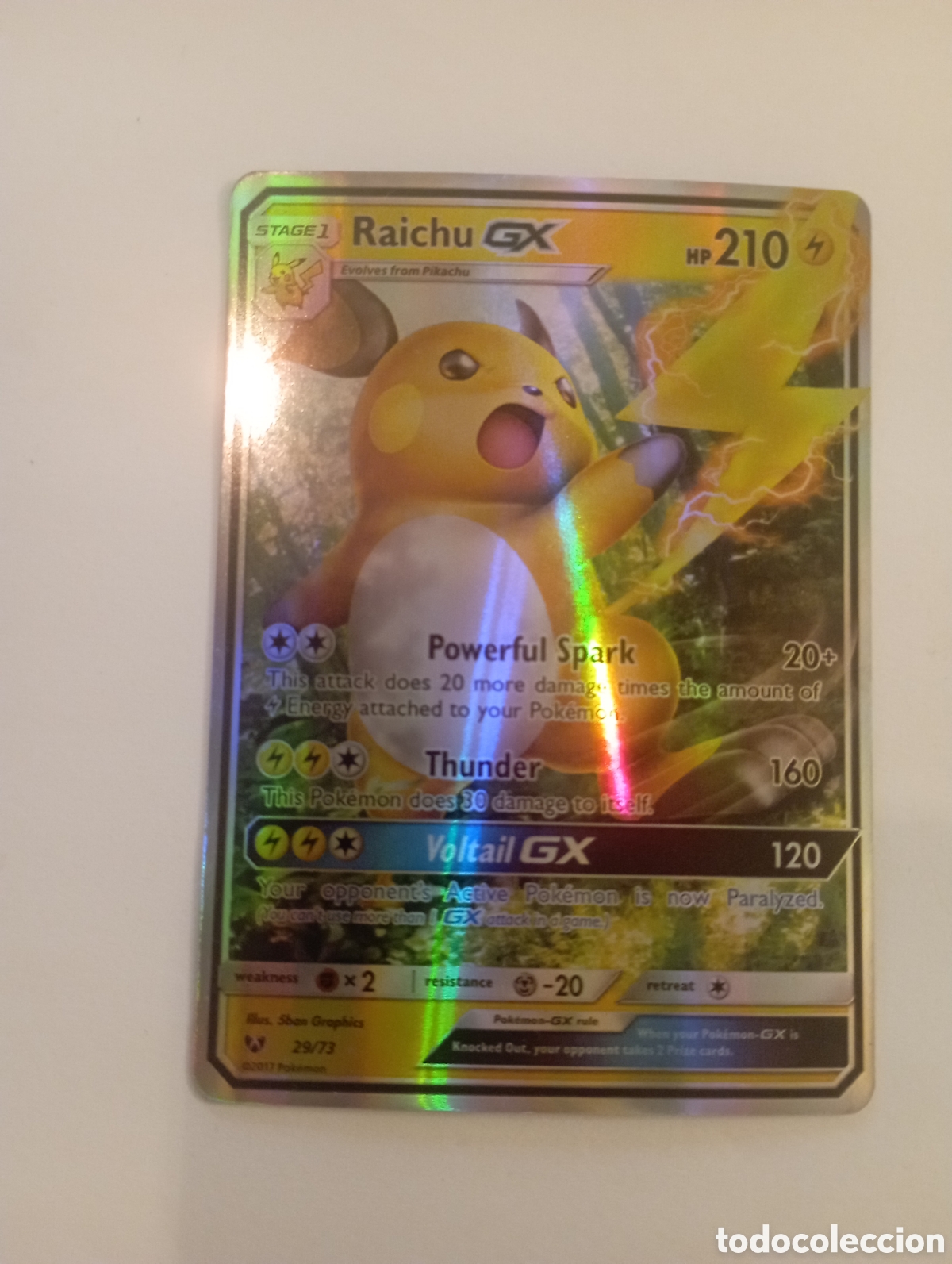 raichu gx pokemon card Amazon.com: Pokemon TCG: Sun & Moon Hidden Fates main image 1