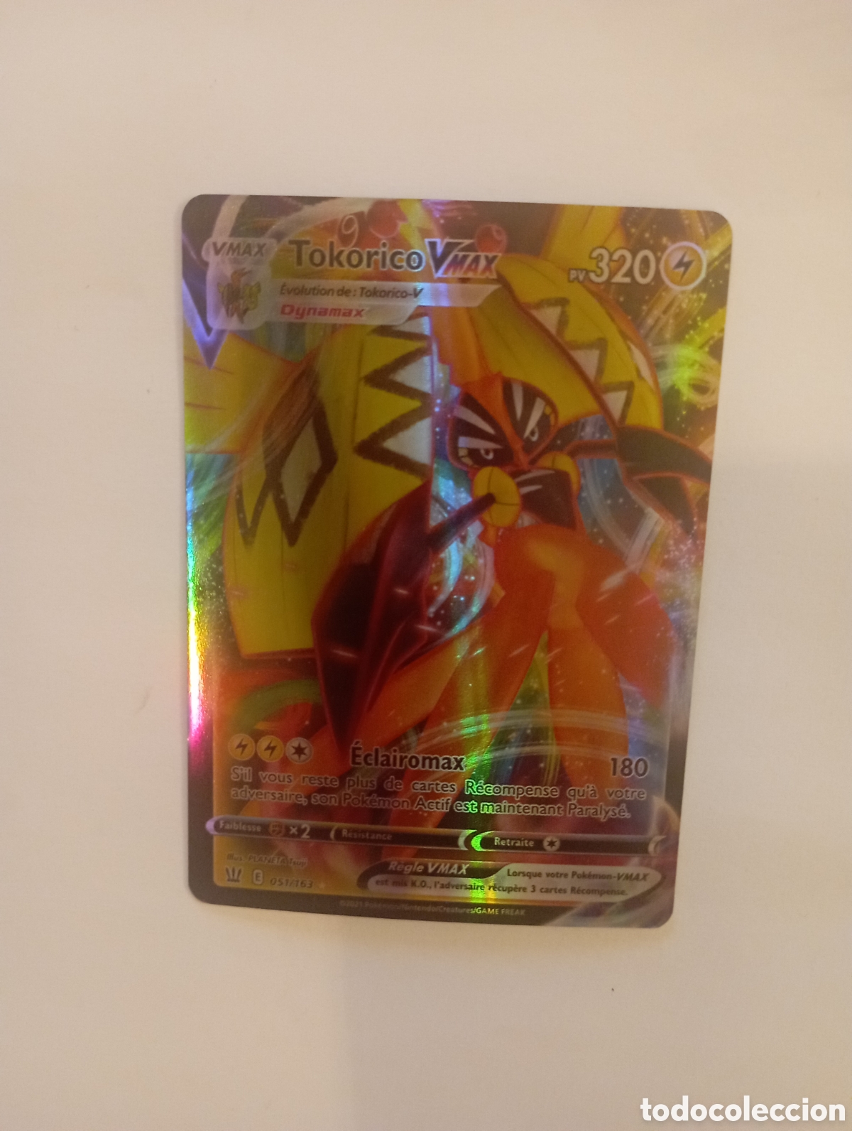 Otros Art&iacute;culos de Coleccionismo en Papel: TOKORICO VMAX POKEMON CARD CARTA POKEMON