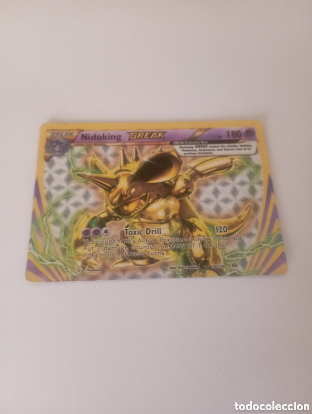 Otros Art&iacute;culos de Coleccionismo en Papel: NIDOKING BREAK POKEMON CARD CARTA POKEMON