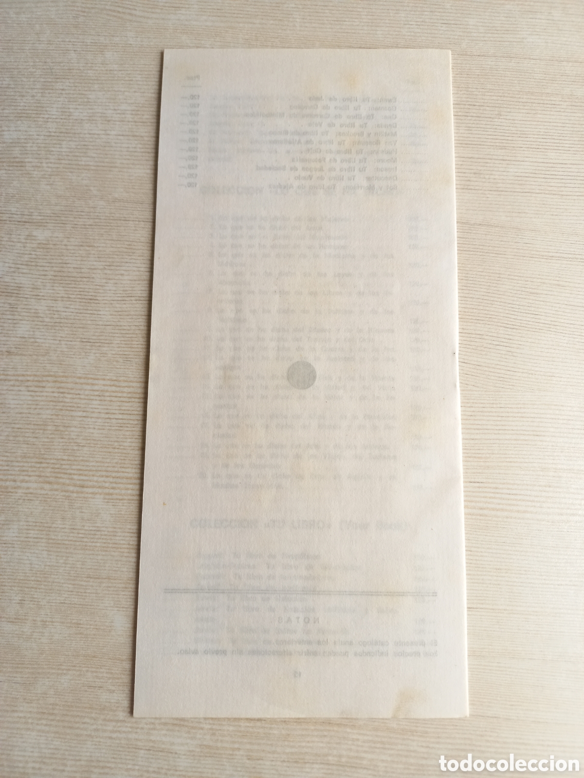 Otros art&iacute;culos de coleccionismo en papel: Cat&aacute;logo Editorial Sintes. 1971. - Foto 3