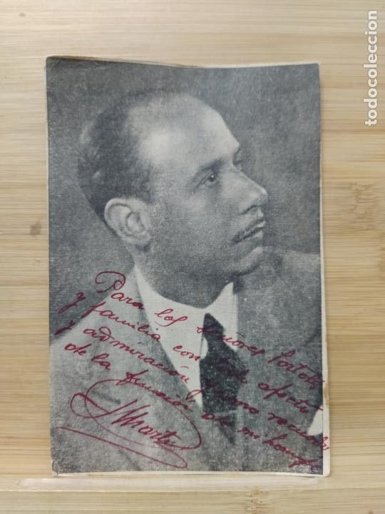 Sammelleidenschaft Andere Papierartikel: JOSE MARTI AMBOU-AUTOGRAFO-INVITACION FUNCION HOMENAJE-VER FOTOS-(K-11.083)