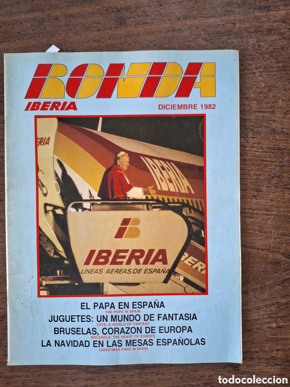 Sammelleidenschaft Andere Papierartikel: Revista ronda iberia de diciembre 1982