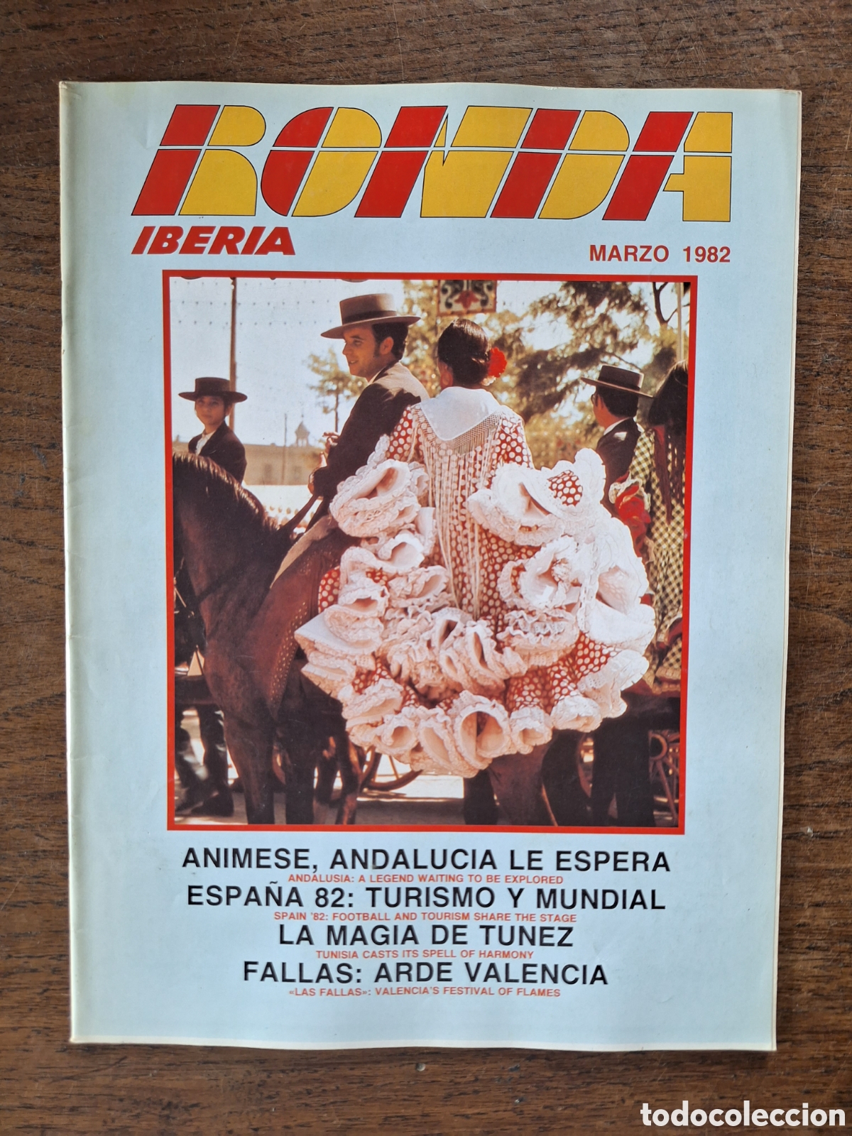 Otros Art&iacute;culos de Coleccionismo en Papel: Revista ronda iberia de marzo 1982